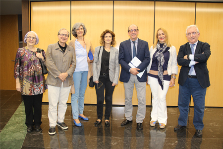 Maite Feito, Ricardo Franco Vicario, María José García Etxaniz, Nekane Murga, Cosme Naveda, Agurtzane Ortiz y Jacinto Bátiz